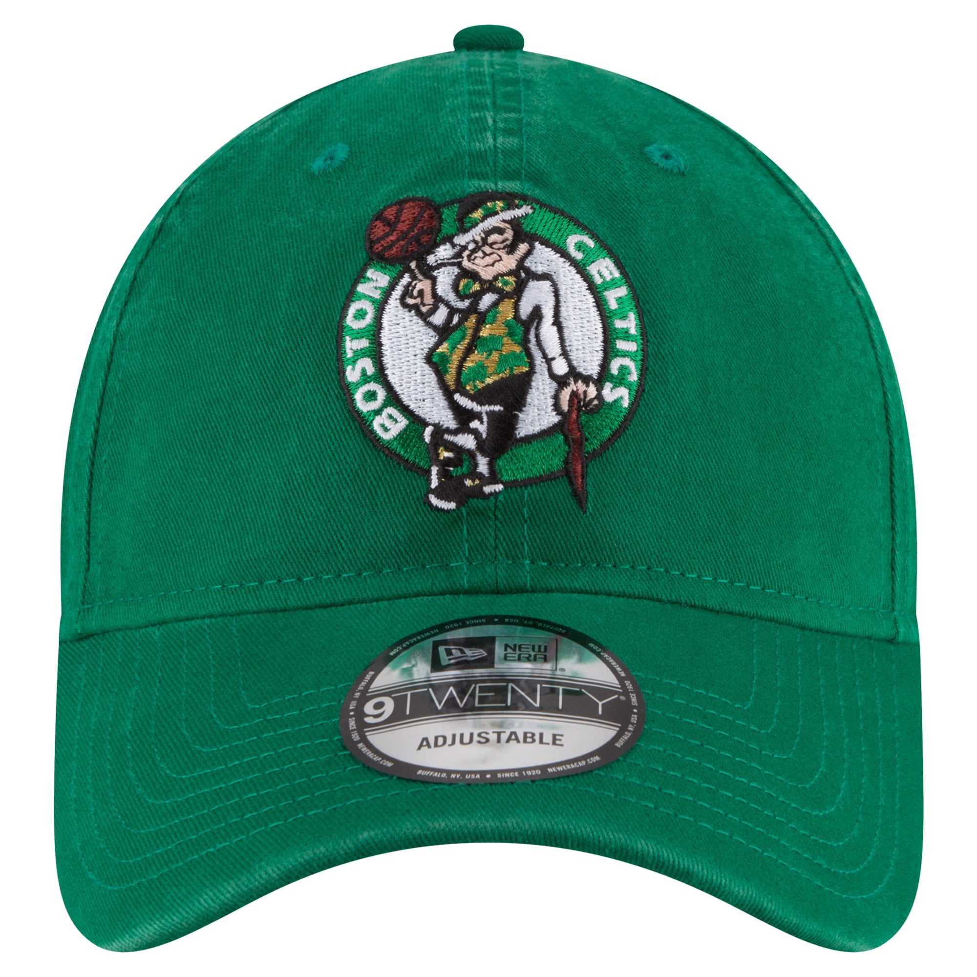 Men's New Era Kelly Green Boston Celtics Team 2.0 9TWENTY Adjustable Hat