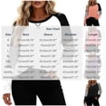 thumbnail image 3 of Yourumao Womens Crewneck Sweatshirts Color Block Lightweight Sweatshirt Striped Long Sleeve Plus Size Pullover Tops for Outdoor, 3 of 6