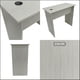 thumbnail image 3 of Escritorio Oficina Estudiantil isto para ti Gris Claro Home Office Material MDP, 3 of 8