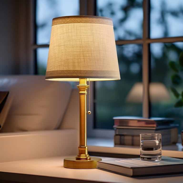 Oneach 19.5" Gold Modern Metal Table Lamp photo 8