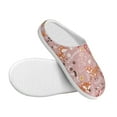 thumbnail image 3 of Fotbe Beautiful Fox Pattern Women's Fuzzy Curly Fur Memory Foam Loafer Slippers Indoor Outdoor Slippers Winter Home Shoes-46/47, 3 of 7
