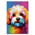 thumbnail image 2 of Bolognese Watercolor Dog Art Print Poster, Wall art Painting Decor, Puppies Colorful, Puppy Pop Art Home Decor Artwork For Bedroom Living Room Bathroom Decor,, 2 of 5