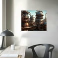 thumbnail image 3 of JEUXUS Canvas Prints Pictures to Photo Industrial Steampunk Style Art Painting Picture. for Home Decor, 3 of 4