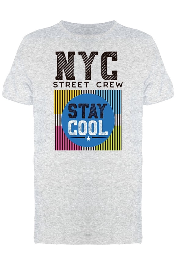 Nyc Street Crew Graphic Tee Men's -Image by Shutterstock