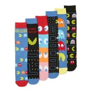Pac-Man Men's Crew Socks, 6-Pack