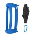 thumbnail image 1 of Estuche de silicona con mosquetón y correa, bolsa de viaje, impermeable y portátil. azul, 1 of 8