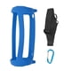 thumbnail image 1 of Funda de silicona con correa para el hombro y mosquetón, funda protectora portátil y suave. azul, 1 of 8