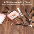 thumbnail image 4 of 8 alicates para hacer joyas, herramientas para hacer joyas, alicates para hacer pendientes, alicates para pelar cables, mini suministros para hacer joyas para manualidades, 4 of 7