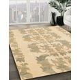 thumbnail image 2 of Ahgly Company Indoor Rectangle Abstract Brown Gold Abstract Area Rugs, 5' x 8', 2 of 6