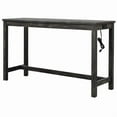 thumbnail image 2 of Best Master Furniture Yosef 3 Piece Rectangular Wood Bar Set in Charcoal, 2 of 5