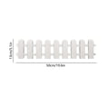 thumbnail image 3 of Plastic Garden Fence Border Edging Picket Fence With Stakes Lawn Flower Bed Divider Outdoor Garden Decor Easy Install Durable Reusable, Plant Protection Space Divider, for Garden Yard Lawn Use, 3 of 5