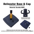 thumbnail image 4 of BESEA Chain Stanchion 4 Sets, Chain Stanchion for Outdoor, Base Traffic Cons Safety Cones for Parking, 4 of 5