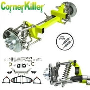 CornerKiller IFS Coilover Shocks 2 in. Drop 5 x 4.5 Power Left Hand Drive Rack for 1939-1948 Lincoln Car