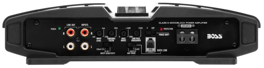 BOSS Audio Systems PD5000 Phantom 5000-Watt 4 Ohm Stable Class D Monoblock Car Amplifier with Remote Subwoofer Control 2 1