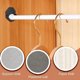 thumbnail image 2 of 2-Pack Bracket Holders for Shower Curtain Rods & Drapery Rods - Anti-Slip Wall-Mounted Support Hooks, 2 of 5