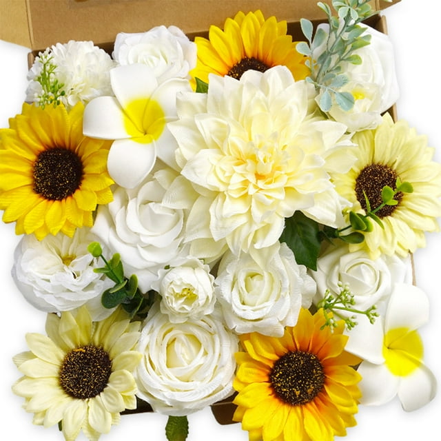 Wweixi Whimsical Blooms Low Maintenance Artificial Flower Collection Realistic 23new style LH001 1Set