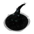 thumbnail image 1 of Sombrero de bruja, sombrero decorativo, tocado, disfraz, mascarada con mariposa y malla para azul, 1 of 9