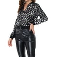 thumbnail image 4 of INSPIRE CHIC Blouson Bomber à Paillettes à Manches Longues pour Femme Argent Rose m, 4 of 6
