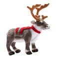 thumbnail image 5 of Christmas Reindeer Plush Reindeer Toys Soft Realistic Plush Elk Doll Elk Figurines for Centerpiece Sofas Beds Festival Winter 35cm, 5 of 8