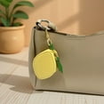 thumbnail image 4 of Lemon Fruit Charm Coin Purse Cute Keychain Mini Pouch Wallet Gift for Girl Women, 4 of 6