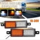 thumbnail image 2 of 2pcs 12V 24V 30 LED Car Truck Bull Bar Light Bullbar Front Bumper Light Front Indicator Park Lamp Signal Bulb Trailer, 2 of 5