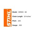 thumbnail image 2 of Stihl Paquete de 2 Cadenas para Motosierra 26RM3 18" Paso .325 Calibre .063, 2 of 6