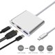 thumbnail image 4 of Adaptador USB-C a HDMI (compatible con 4K/30Hz) - Cable convertidor tipo C 3 en 1 para MacBook Pro 2017/2018, MacBook, Mac Pro, iMac, Chromebook y otros dispositivos USB 3.0 tipo C, 4 of 5