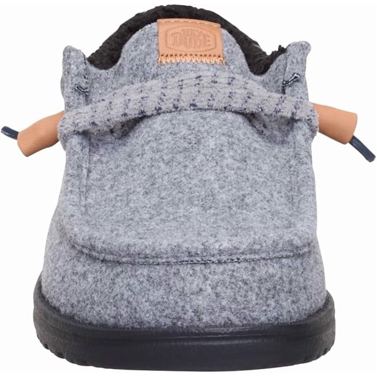 HEYDUDE Wally Cozy Plaid Smoke Grey/Multi 11, Mens Shoes  display picture 2