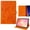 Orange, variant on ELEHOLD PU Leather Embossed Floral Pattern Leather Folio Kickstand Case with Card Slots for Amazon Fire HD 8 & 8 Plus Tablet (12th Generation/10th Generation, 2024/2022/2020), Brown