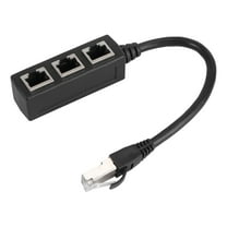 icolorfuled Ethernet Splitter Cable 1 to 3 Adapter for Computer/Router/Box