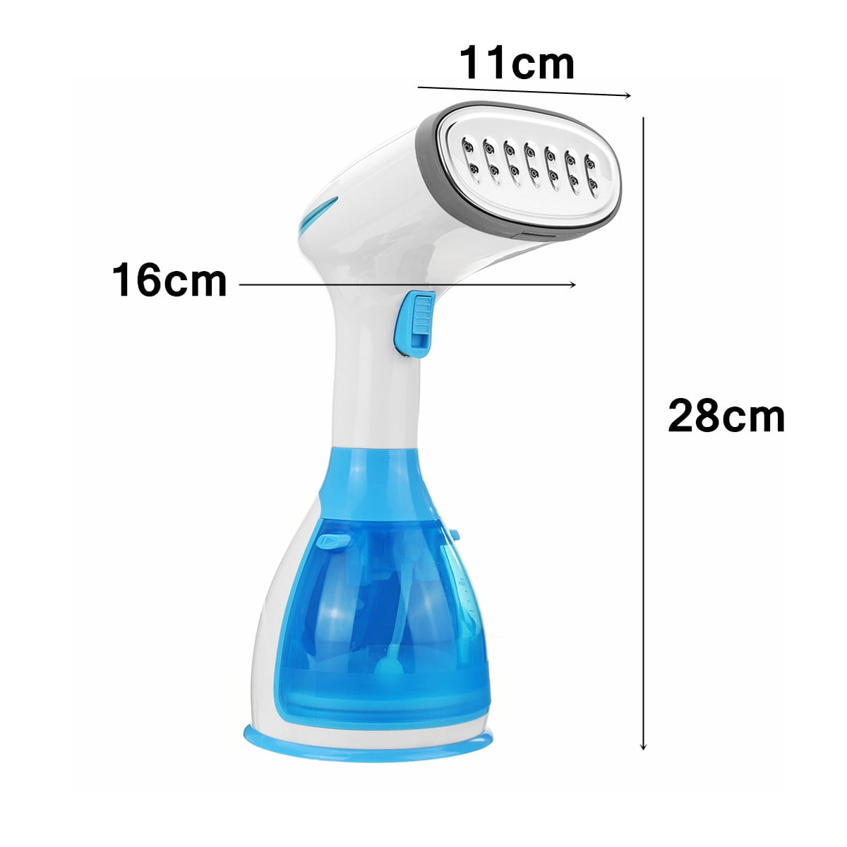 1500W 110120V FastHeat Handheld Clothes Garment Steamer w/ 280ml Removable Water Tank Brushes
