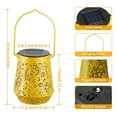 thumbnail image 4 of Decorative Garden Shadow Lights, 4PCS 5730 LED Hanging Shadow Light Solar Panel  for Outdoor, 4 of 7