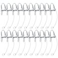 thumbnail image 1 of LAICAIW Trailer Coupler Pin, Wire Lock Pin, Shaft Locking Pin, Safety Coupler Pin, with Stainless Steel Extended Wire and Quick Release Ring (20 PCS 8mm x 44.5mm), 1 of 7
