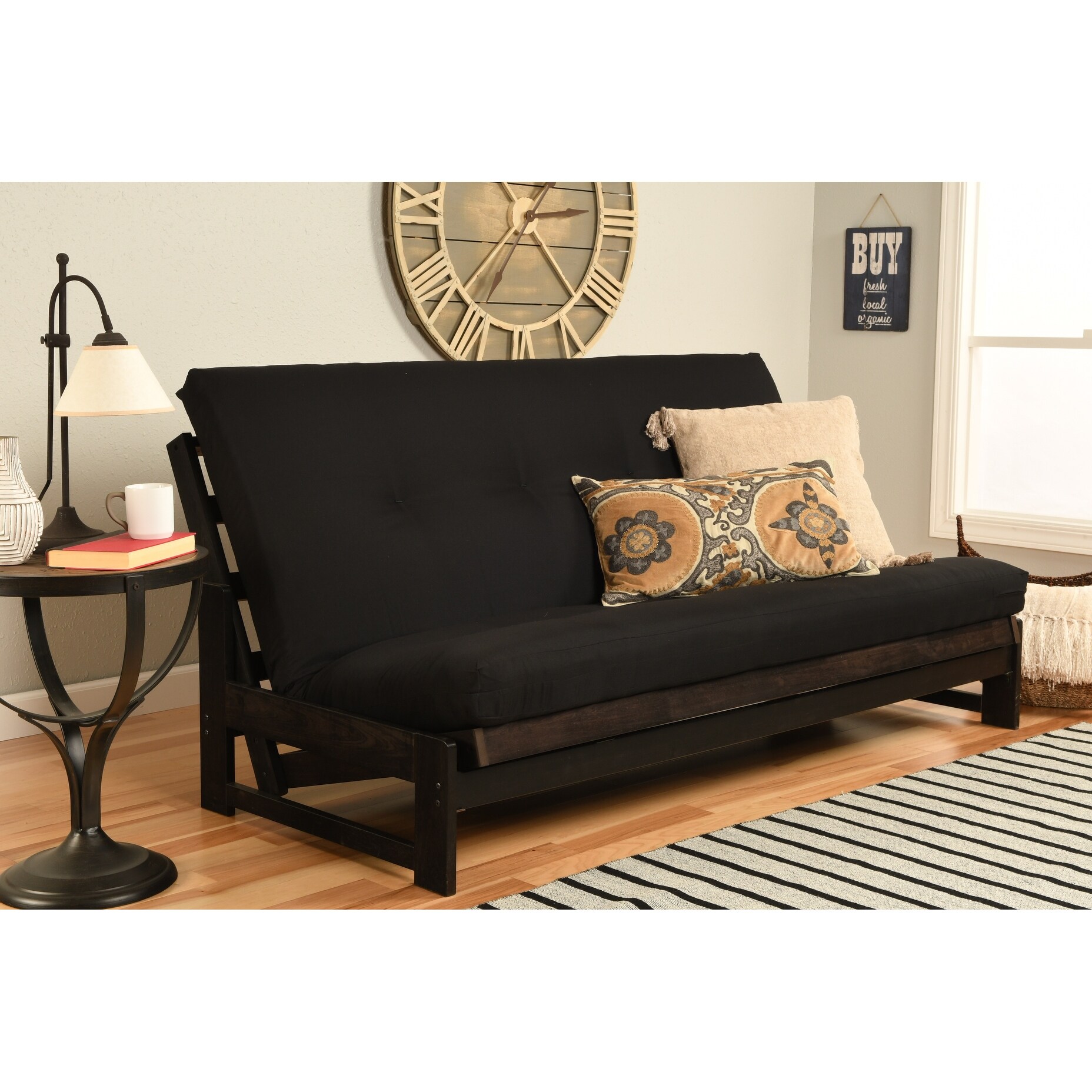 Kodiak Furniture High Density Foam Full Size Mattress, Twill Gray