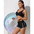 thumbnail image 2 of Charmo Womens Boyleg Swim Shorts High Waisted Tummy Control Sporty Swim Bottoms, 2 of 7