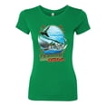 thumbnail image 2 of Tarpon Extreme Womens Slim Fit Junior Tee, Kelly, X-Large, 2 of 3