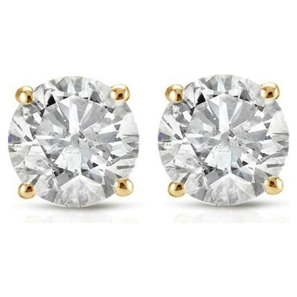 1ct Diamond Studs 14K Yellow Gold