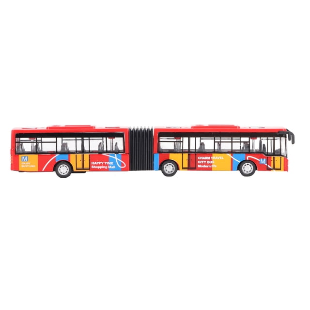 Autobús de Juguete Con Caja, Vehículos de Juguete de Autobús de Aleación