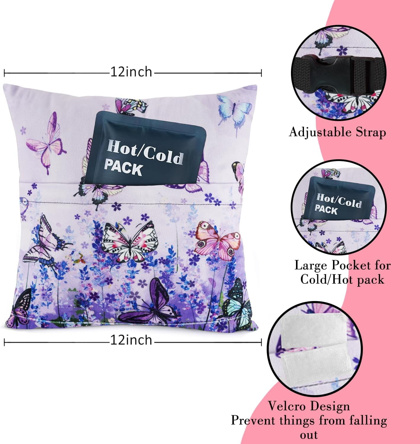 Hysterectomy Pillow C Section Recovery Surgery for Women Mastectomy Pillows Post Tummy Pillow Cushion After Abdominal Surgery Gifts Hysterectomy Recovery Must Haves Insertable Ice Pack