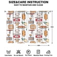 thumbnail image 2 of Kitchen Food Colorful Cooking Chef Curtains-blackout Curtains Bedroom Decor Living Room Darkening Grommet Window Drapes 2 Panels Set 41"x63", 2 of 2
