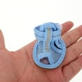 thumbnail image 6 of LOLIPPYY 4pcs Breathable Pets Dog Boots Mesh Sandals Dog Shoes Anti- Sneakers Pet Supplies ( ) - Size 3, 6 of 7