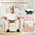 thumbnail image 6 of LiviNest Power Swivel Rocker Recliner Chair: 270° Swivel & 30° Rocking Glider with Dual USB Ports - Compact Fabric Recliner for Small Spaces Gaming Setup & Home Theater Living Room, 6 of 6