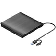 thumbnail image 1 of Unidad externa de CD DVD +/-RW USB 3.0 y USB-C para PC portátil, 1 of 6