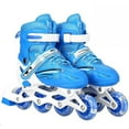 thumbnail image 3 of serony Patins-Chaussures 2 en 1 Réglables à Roulettes Unisexe Enfants Intérieur Extérieur Parc Cour Terrain de Jeu Entraînement de Patinage pour Filles Rouge G Bleu m, 3 of 6