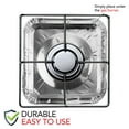 Stock Your Home Heat Resistant Aluminium Gas Burner Covers (100 Pack