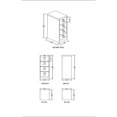 thumbnail image 4 of Pemberly Row 22" Deep Commerical Grade 4 Drawer Letter File Cabinet in Black, Fully Assembled, 4 of 4