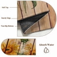 thumbnail image 6 of Sunflower Runner Rug 2x6 FT,Non Slip Hallway Rugs,Vintage Summer Botanical Wooden Farmhouse Washable Soft Floor Carpet Throw Runner Carpet Long Rugs for Entryway Kitchen Bedside Sliding Door, 6 of 8