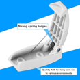 thumbnail image 4 of 5 Pcs Clips de Support de Porte de VR, Loquet de Sécurité pour Porte de Bagage de Véhicule Récréatif pour Garder les Compartiments de Rangement Ouverts pour Remorque de VR, Véhicule Récréatif, Pièces Extérieures, Accessoires, Installation Facile, Argent, 4 of 7