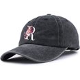 thumbnail image 2 of Classic Alphabet A-Z Hats for Women, Adjust Cotton Cute Letter Baseball Cap, 2 of 5
