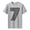 Light Gray, variant on Yifymode Men's Cotton Crew Neck Short Sleeve Tee, Large Number 7 Graphic Comfortable Casual Daily Top Army Green M